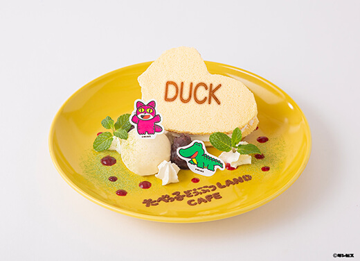 ねこさんとわにさんのふわふわあんバターサンド