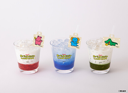 どうぶつさんのカラフルドリンク