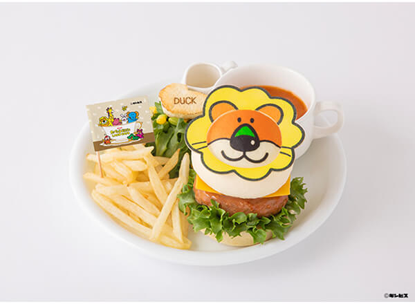 とくせい！もぐもぐどうぶつさんバーガープレートらいおんくん<オリジナルソース>