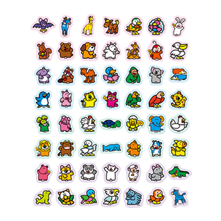 ダイカットミニタオル<ランダム全56種>