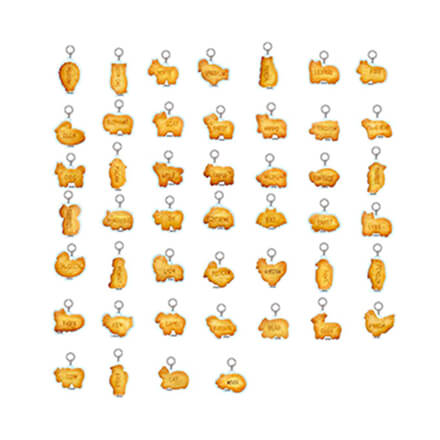 ビスケットアクリルマーカーチャーム<ランダム全46種>